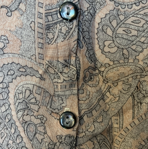 Beautiful August Silk Paisley pattern blouse - Picture 3 of 5